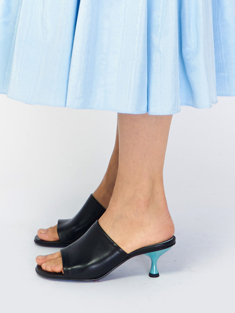 Susan Mule - Blue Heel by Nicole Saldana