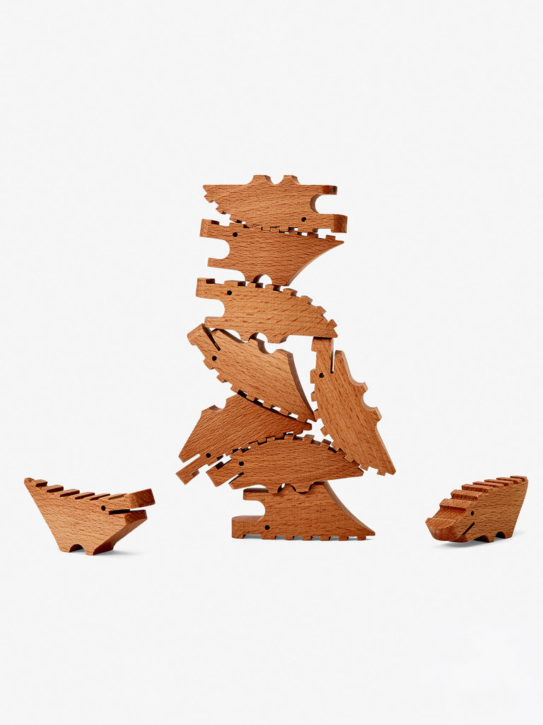 Croc Pile Mini Set of 10 - Natural by Areaware