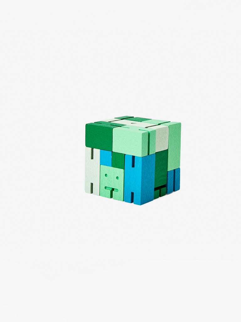 Cubebot Small - Green by Areaware
