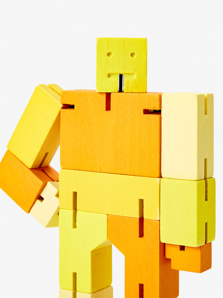 Cubebot Small - Yellow by Areaware