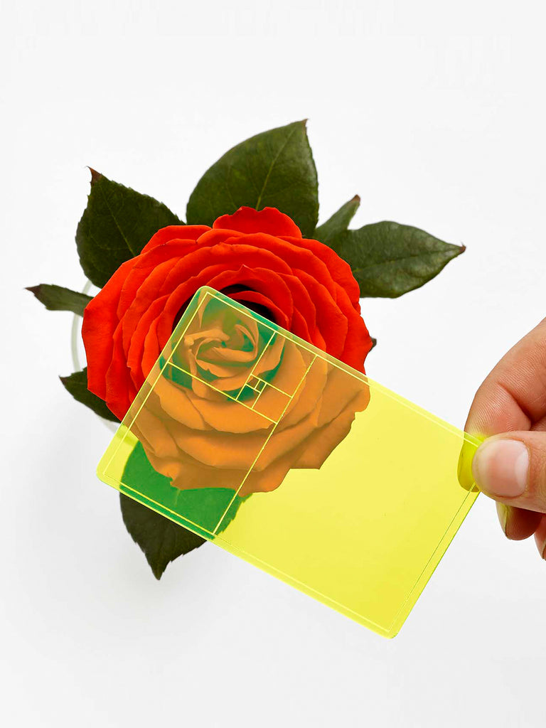 Golden Section Finder - Yellow by Areaware