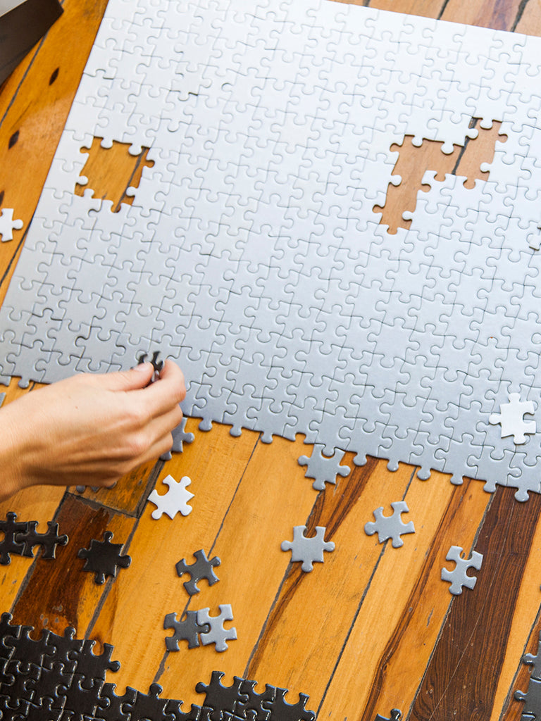 Gradient Puzzle - Black/White by Areaware
