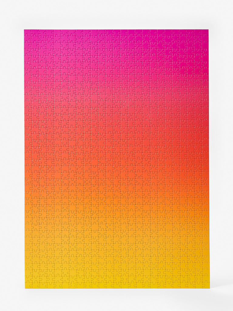 Gradient Puzzle Large - Pink/Orange/Yellow by Areaware