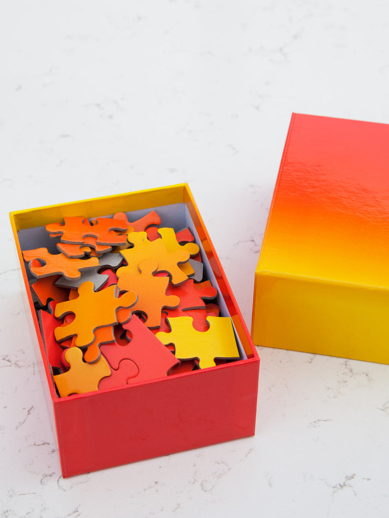 Gradient Puzzle - Red/Yellow by Areaware