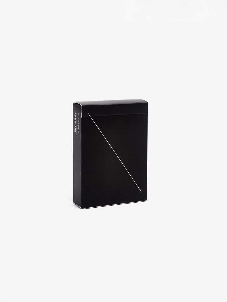 Minim Playing Cards - Black by Areaware