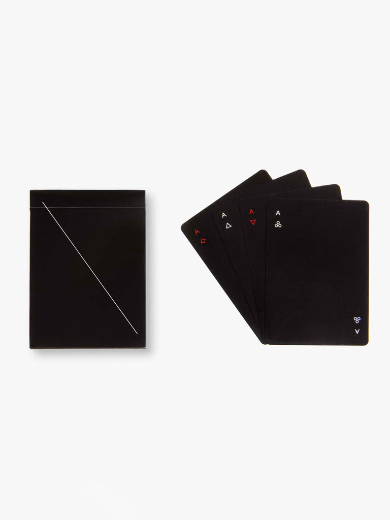 Minim Playing Cards - Black by Areaware