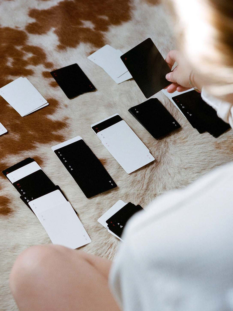 Minim Playing Cards - White by Areaware