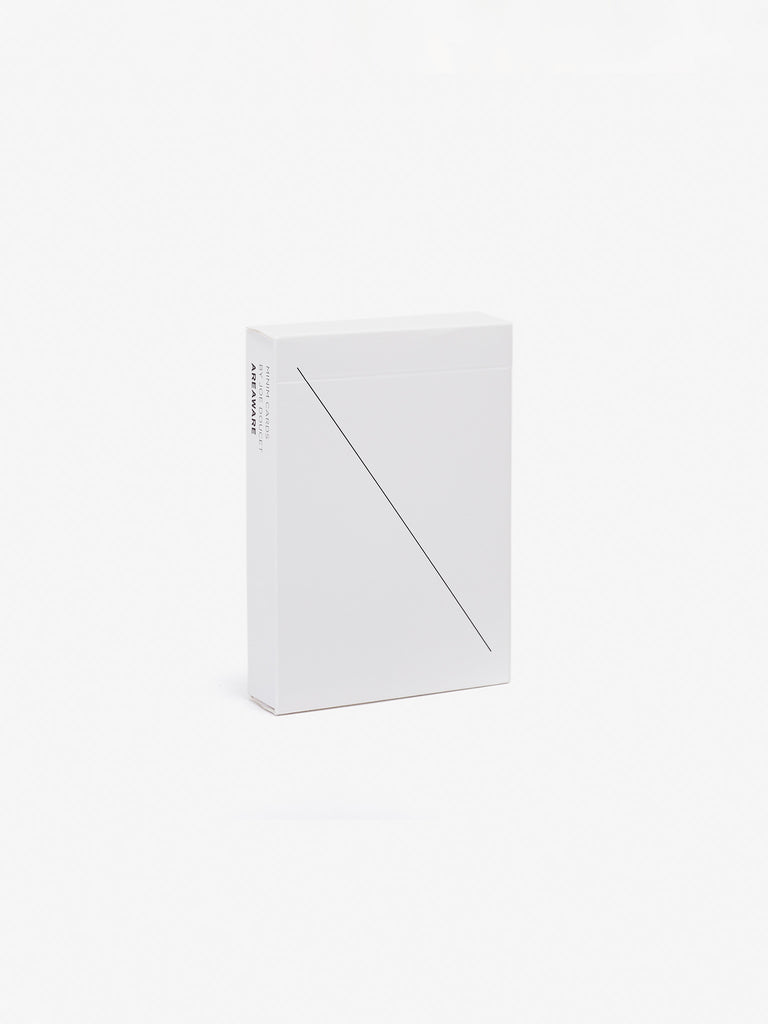 Minim Playing Cards - White by Areaware