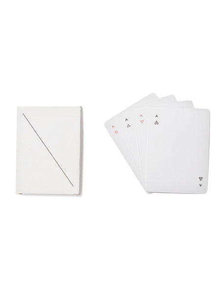 Minim Playing Cards - White by Areaware