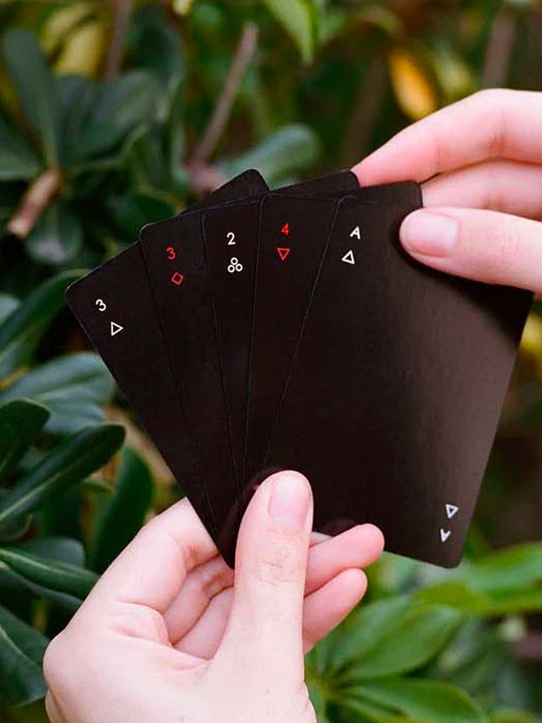 Minim Playing Cards - Black by Areaware