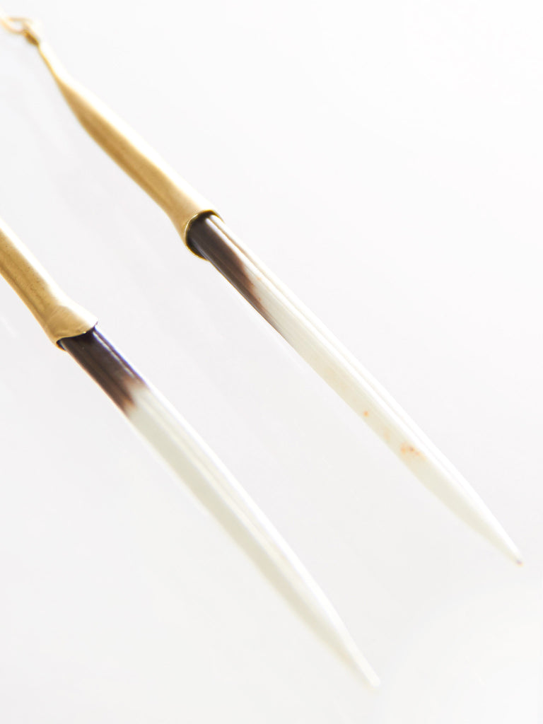 Bionic Quill Earrings by K/LLER
