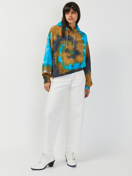 Wave Hem Hoodie - Sante Fe Tie Dye by Collina Strada