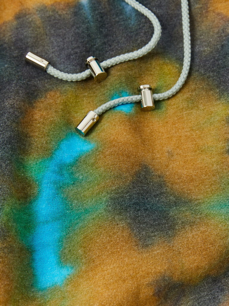 Wave Hem Hoodie - Sante Fe Tie Dye by Collina Strada