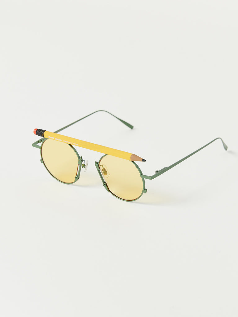 Henrik Vibskov x Gentle Monster Pencil Glasses - Yellow by Henrik Vibskov