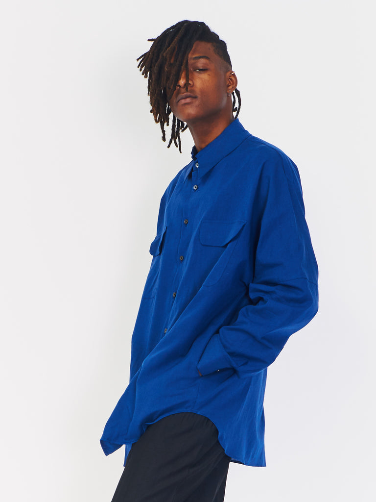 Drive Shaft Shirt Jacket - Blue by House of the Very Islands