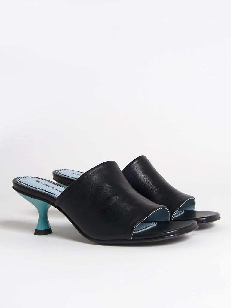 Susan Mule - Blue Heel by Nicole Saldana