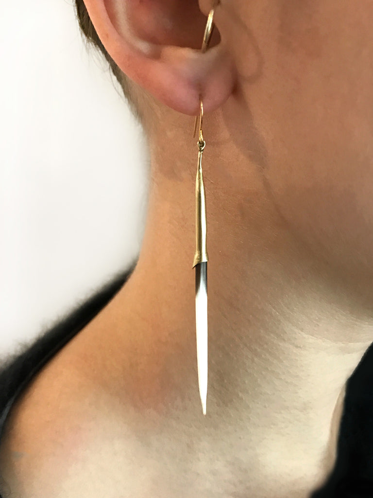 Bionic Quill Earrings by K/LLER