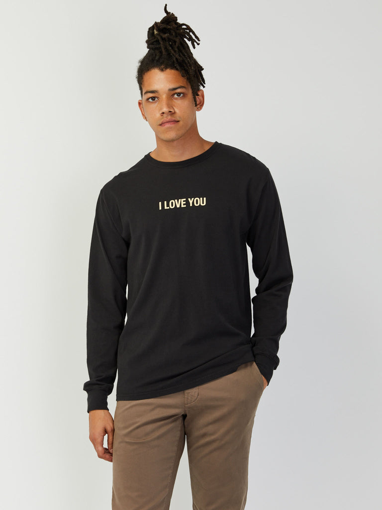 Moon Long Sleeve Tee - Black by Robert Geller