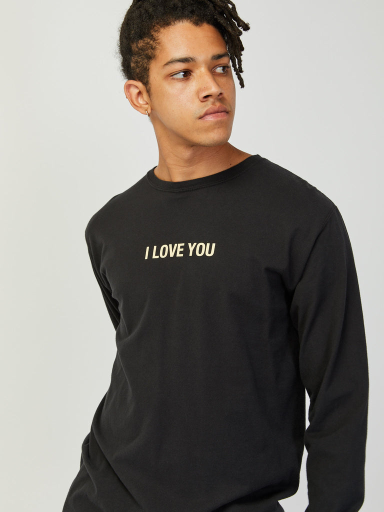 Moon Long Sleeve Tee - Black by Robert Geller