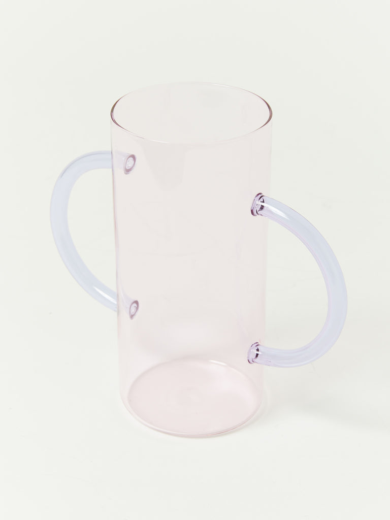 Handle Vase - Pink with Purple by Sophie Lou Jacobsen