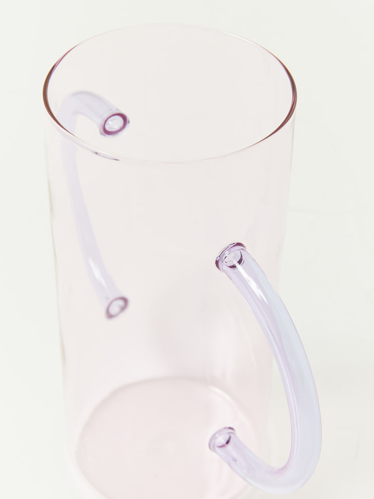 Handle Vase - Pink with Purple by Sophie Lou Jacobsen