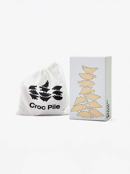 Croc Pile Mini Set of 10 - Natural by Areaware