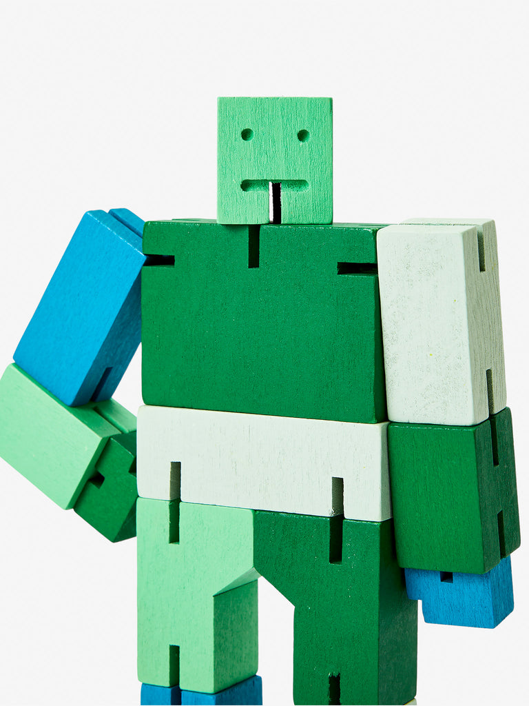 Cubebot Small - Green by Areaware