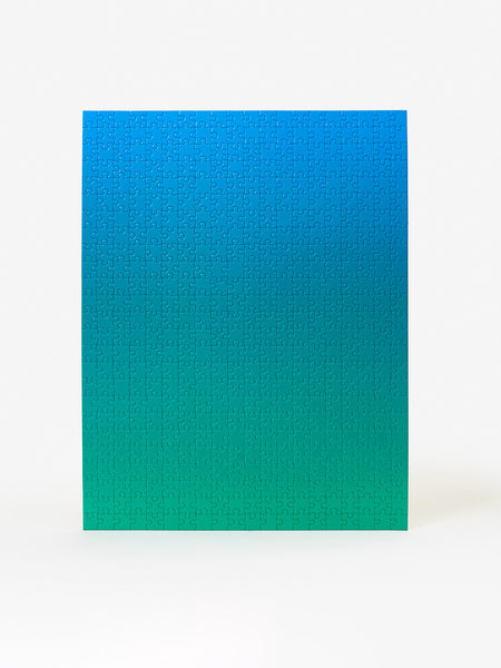 Gradient Puzzle - Blue/Green by Areaware
