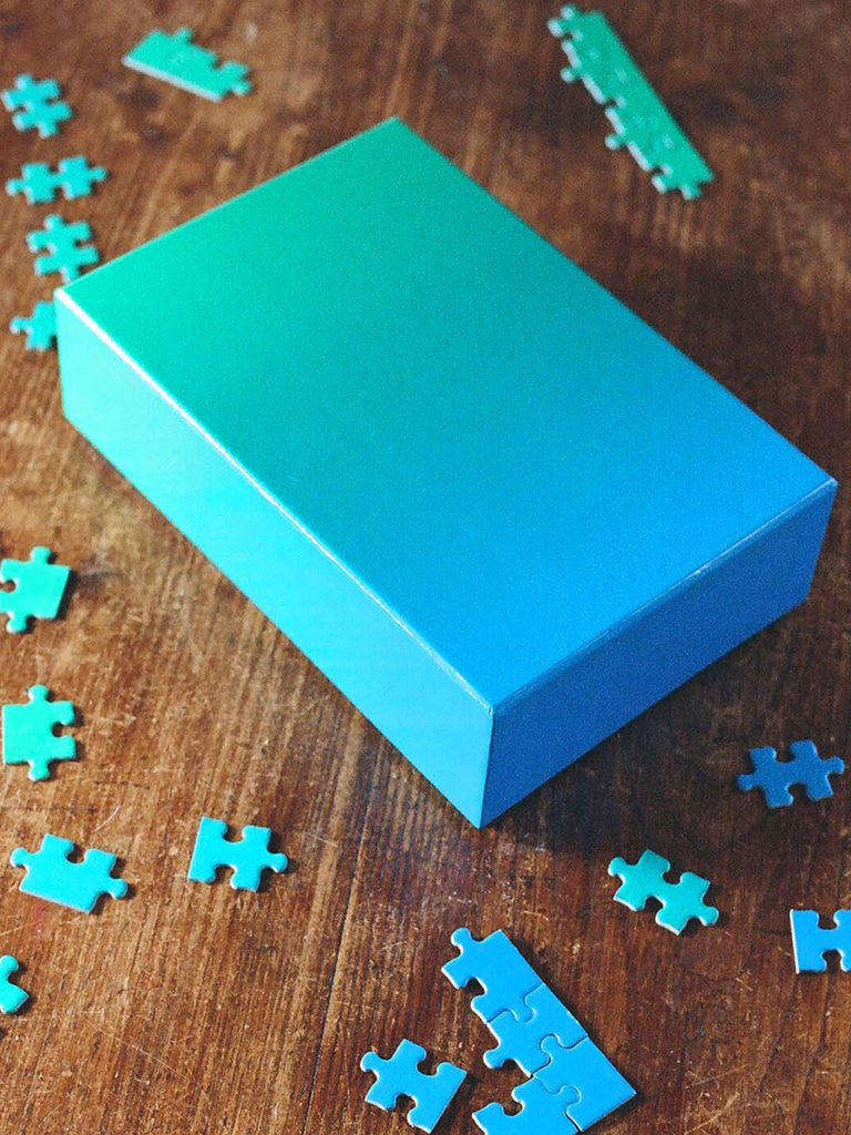 Gradient Puzzle - Blue/Green by Areaware