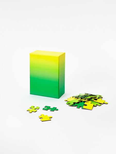 Gradient Puzzle Small - Green/ Yellow by Areaware