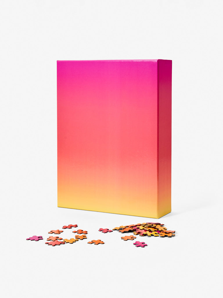 Gradient Puzzle Large - Pink/Orange/Yellow by Areaware