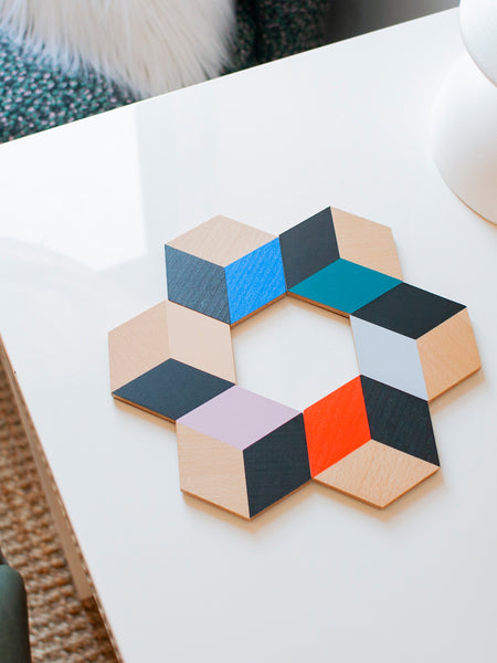 Table Tiles - Modern Multi by Areaware