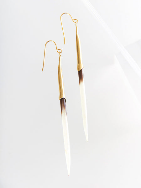 Bionic Quill Earrings by K/LLER