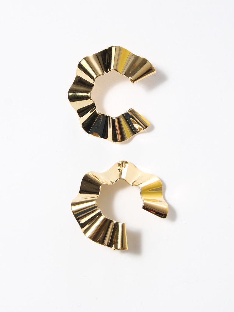 Small Ravioli Earrings - Gold by Gaviria