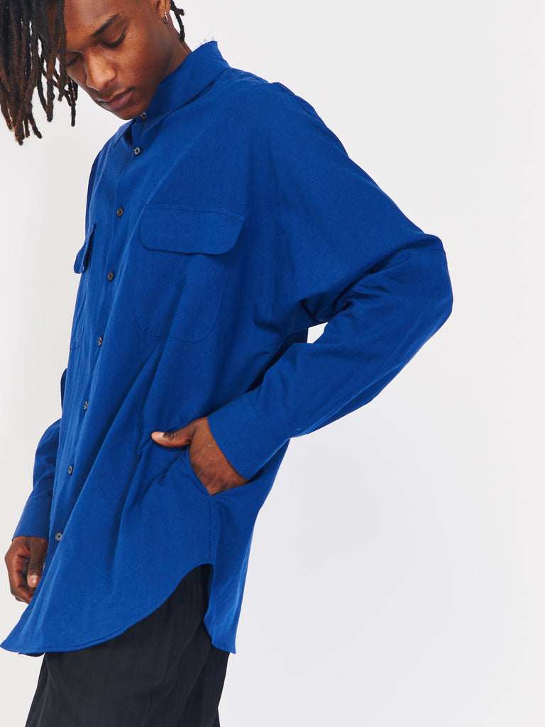 Drive Shaft Shirt Jacket - Blue by House of the Very Islands
