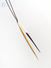 Double Quill Necklace