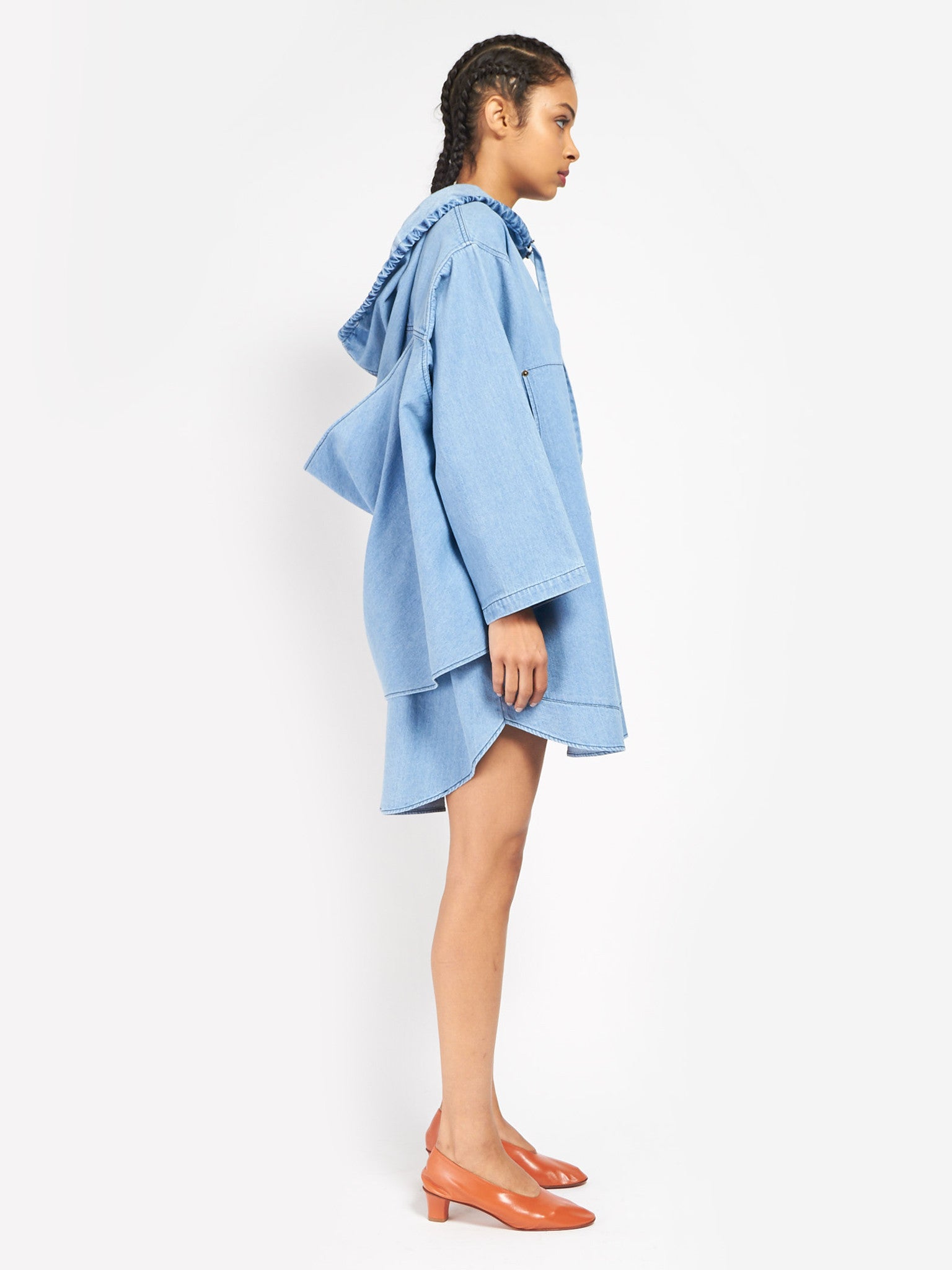 69 denim dress Cutout Textured Denim A Line Dress Ashley Stewart