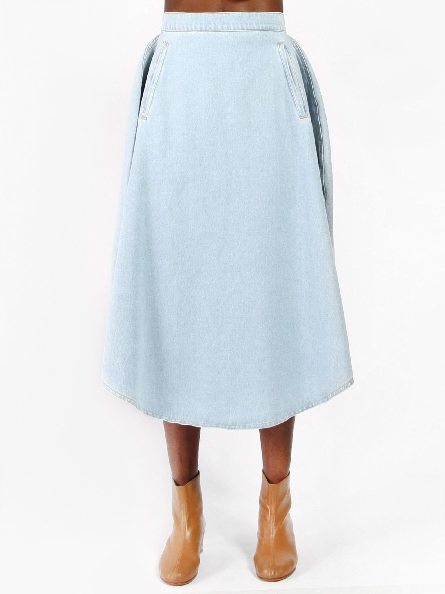 house of sunny - CLAY DENIM TULIP SKIRTS – LE LABO STORE